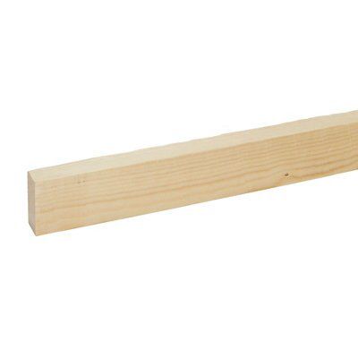 Metsä Wood Rough Sawn Stick timber (L)2.4m (W)50mm (T)25mm