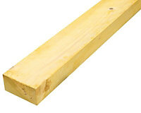 Metsä Wood Rough Sawn Treated Whitewood spruce Stick timber (L)2.4m (W)100mm (T)47mm KDGP09