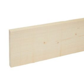 Metsä Wood Rough sawn Whitewood spruce Timber (L)2.4m (W)150mm (T)19mm