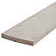 Metsä Wood Rough sawn Whitewood spruce Timber (L)2.4m (W)200mm (T)25mm