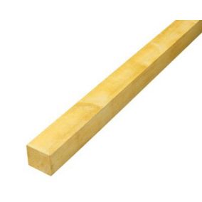 Metsä Wood Rough sawn Whitewood Stick timber (L)2.4m (W)50mm (T)47mm, Pack of 4