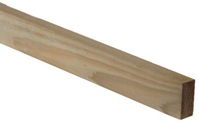 Metsä Wood Sawn Spruce Carcassing timber (L)2.4m (W)46mm (T)21mm