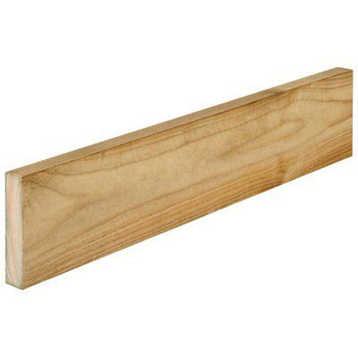 Metsä Wood Sawn Spruce Stick timber (L)1.8m (W)100mm (T)19mm, Pack of 5