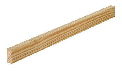 Metsä Wood Sawn Treated Whitewood Stick timber (L)1.8m (W)38mm (T)22mm, Pack of 8