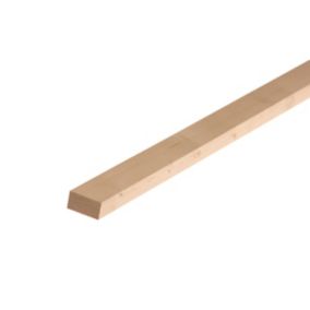 Metsä Wood Smooth Planed Square edge Stick timber (L)1.8m (W)34mm (T)18mm