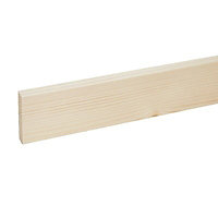 Metsä Wood Smooth Planed Square edge Stick timber (L)2.4m (W)70mm (T)18mm