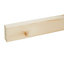 Metsä Wood Smooth Planed Square edge Stick timber (L)2.4m (W)70mm (T)34mm