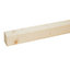 Metsä Wood Smooth Planed Square edge Whitewood spruce Stick timber (L)2.4m (W)44mm (T)44mm S4SW22P, Pack of 4