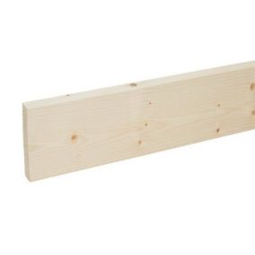 Metsä Wood Smooth Planed Square edge Whitewood spruce Stick timber (L)2.4m (W)94mm (T)18mm