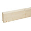 Metsä Wood Smooth Planed Square edge Whitewood spruce Stick timber (L)2.4m (W)94mm (T)44mm