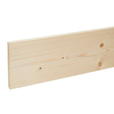 Metsä Wood Smooth Planed Whitewood spruce Stick timber (L)2.4m (W)144mm (T)18mm