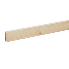 Metsä Wood Smooth Planed Whitewood spruce Stick timber (L)2.4m (W)44mm (T)12mm