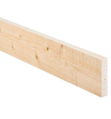 Metsä Wood Spruce Stick timber (L)2.4m (W)150mm (T)22mm
