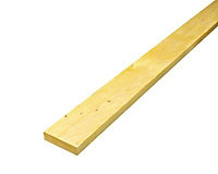 Metsä Wood Treated Rough Sawn Treated Stick timber (L)2.4m (W)100mm (T)22mm