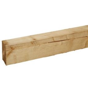 Metsä Wood Treated Rough Sawn Treated Stick timber (L)2.4m (W)75mm (T)47mm