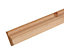 Metsä Wood Unfinished Natural Pine Ogee Skirting board (L)2.1m (W)69mm (T)19.5mm, Pack of 5