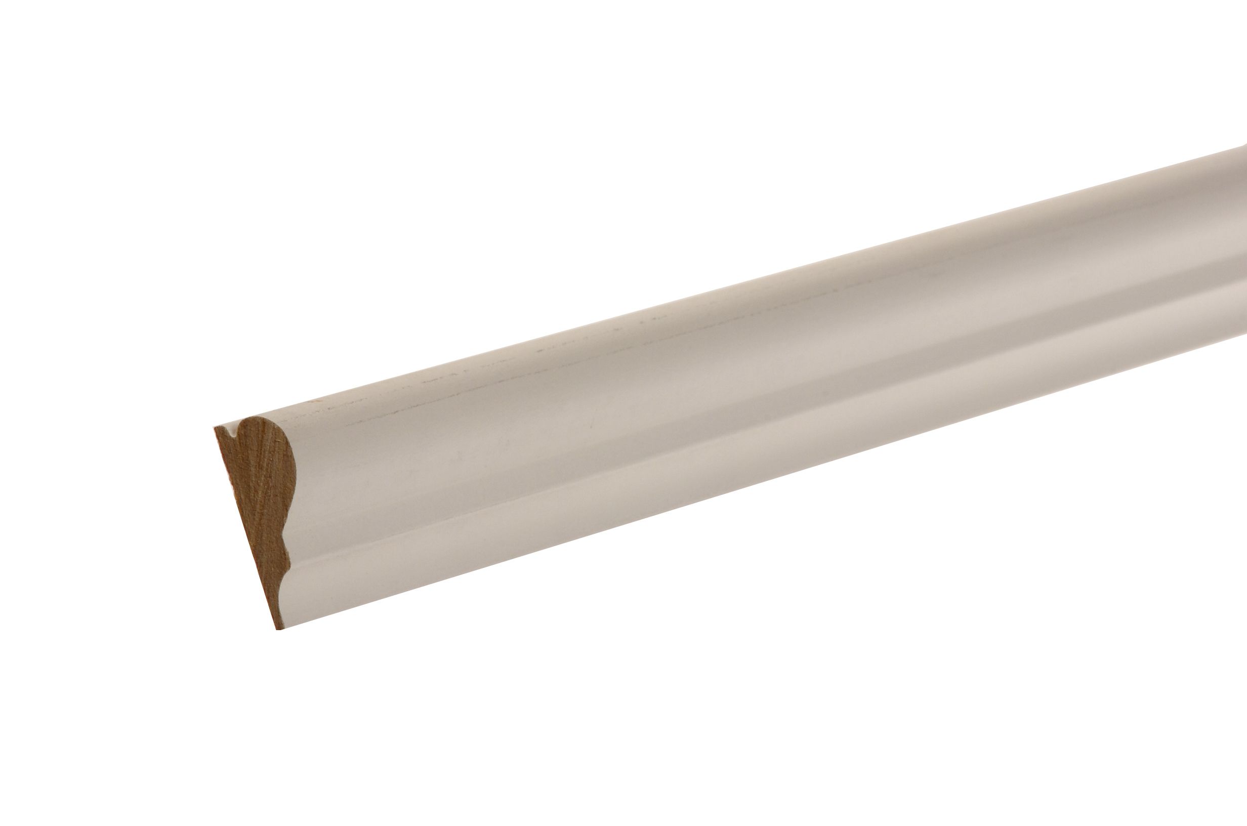 Metsä Wood White MDF Picture rail (L)2.4m (W)44mm (T)18mm, Pack of 5