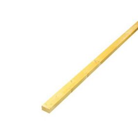 Metsä Wood Whitewood Stick timber (L)2.4m (W)38mm (T)22mm KDGP01P, Pack of 8