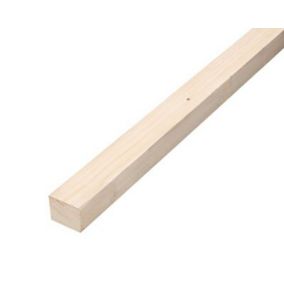 Metsä Wood Whitewood Stick timber (L)2.4m (W)38mm (T)47mm RSUS17P, Pack of 4
