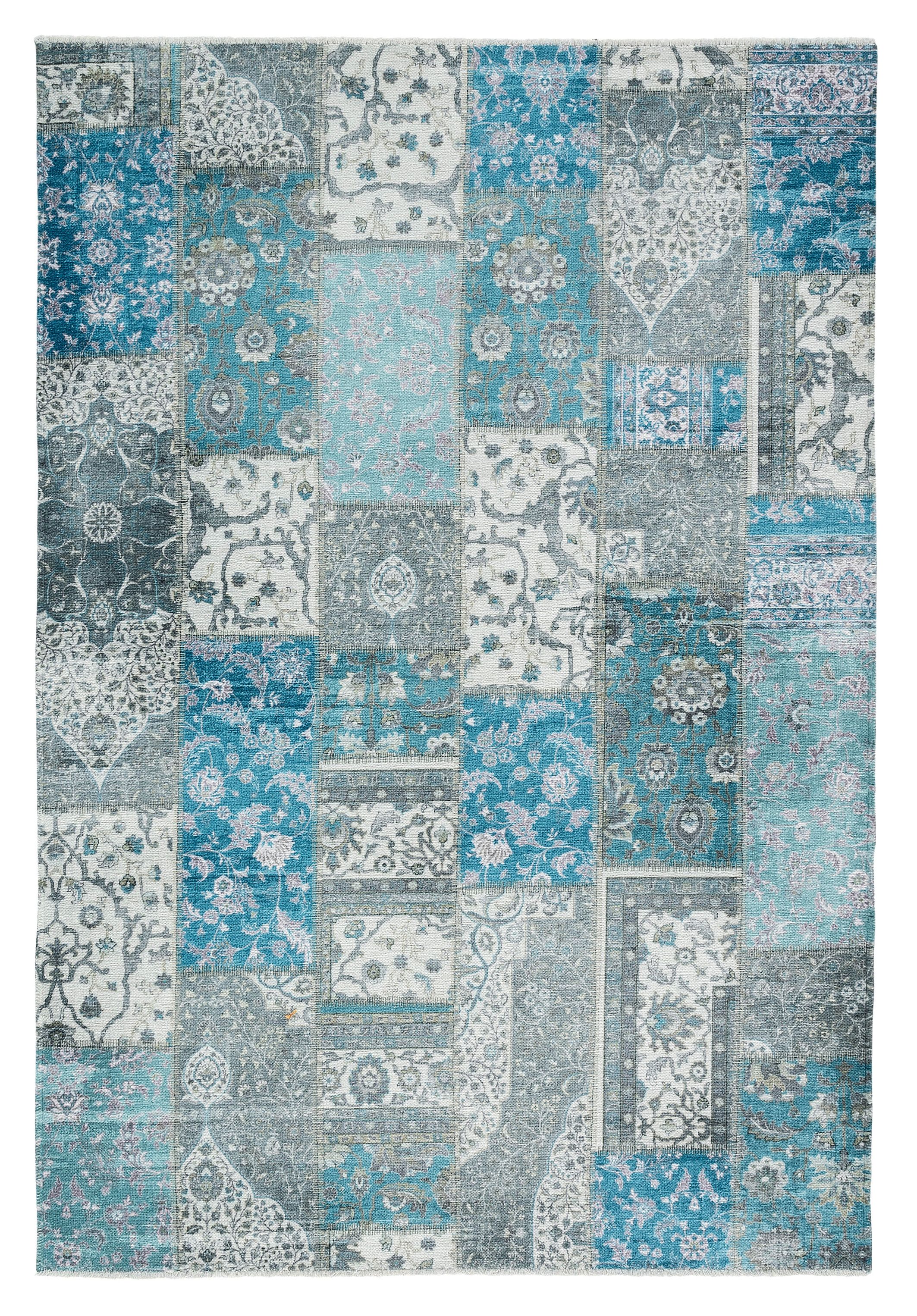 Michele Blue Traditional Extra large Rug, (L)280cm x (W)195cm