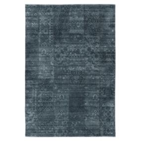 Michele Charcoal Traditional Large Rug, (L)225cm x (W)155cm