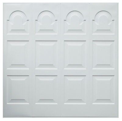 Michigan Georgian Retractable Garage door, (H)1981mm (W)2438mm