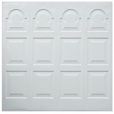 Michigan Georgian Retractable Garage door, (H)2134mm (W)2286mm