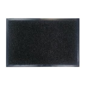 Mighty Mats® Dark Grey Striped Barrier mat, 120cm x 80cm