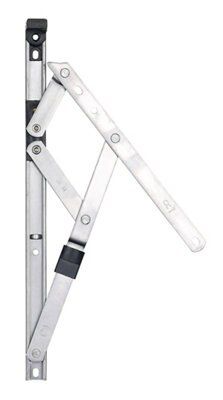 Mila Steel Door hinge IDeal (L)311mm (W)15mm, Pack of 2