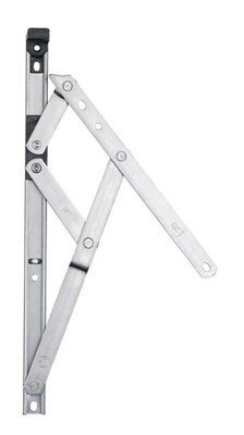 Mila Steel Door hinge IDeal (L)311mm (W)15mm, Pack of 2