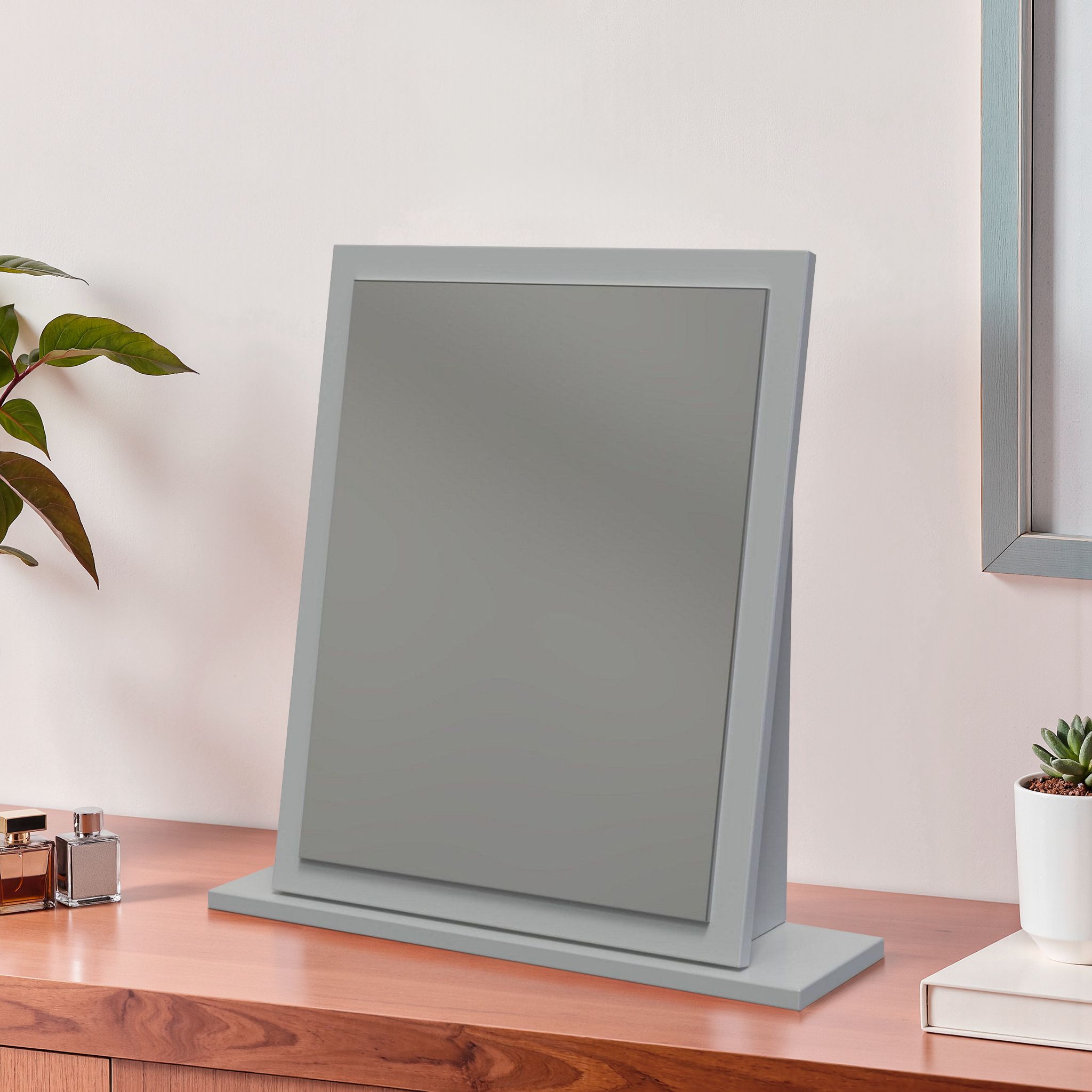 Grey Dressing Table Mirrors and Home Furnishings at B&Q