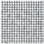 Milan Grey & white Polished Diamante effect Marble 3x3 Mosaic tile, (L)305mm (W)305mm