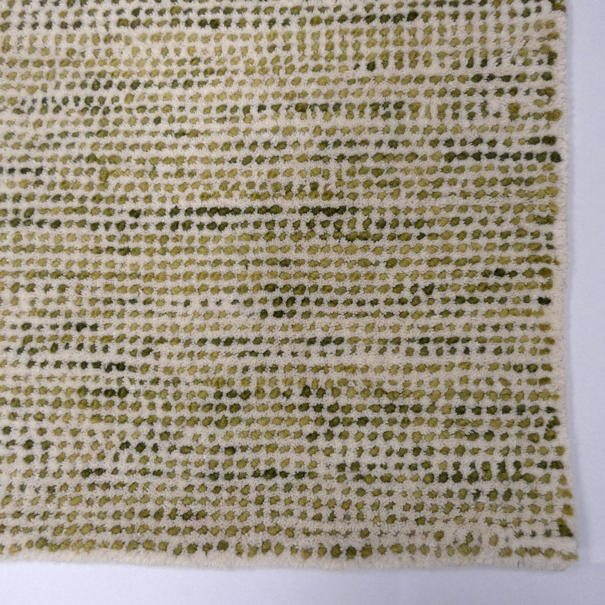 Milano Green Striped Large Rug, (L)230cm x (W)160cm