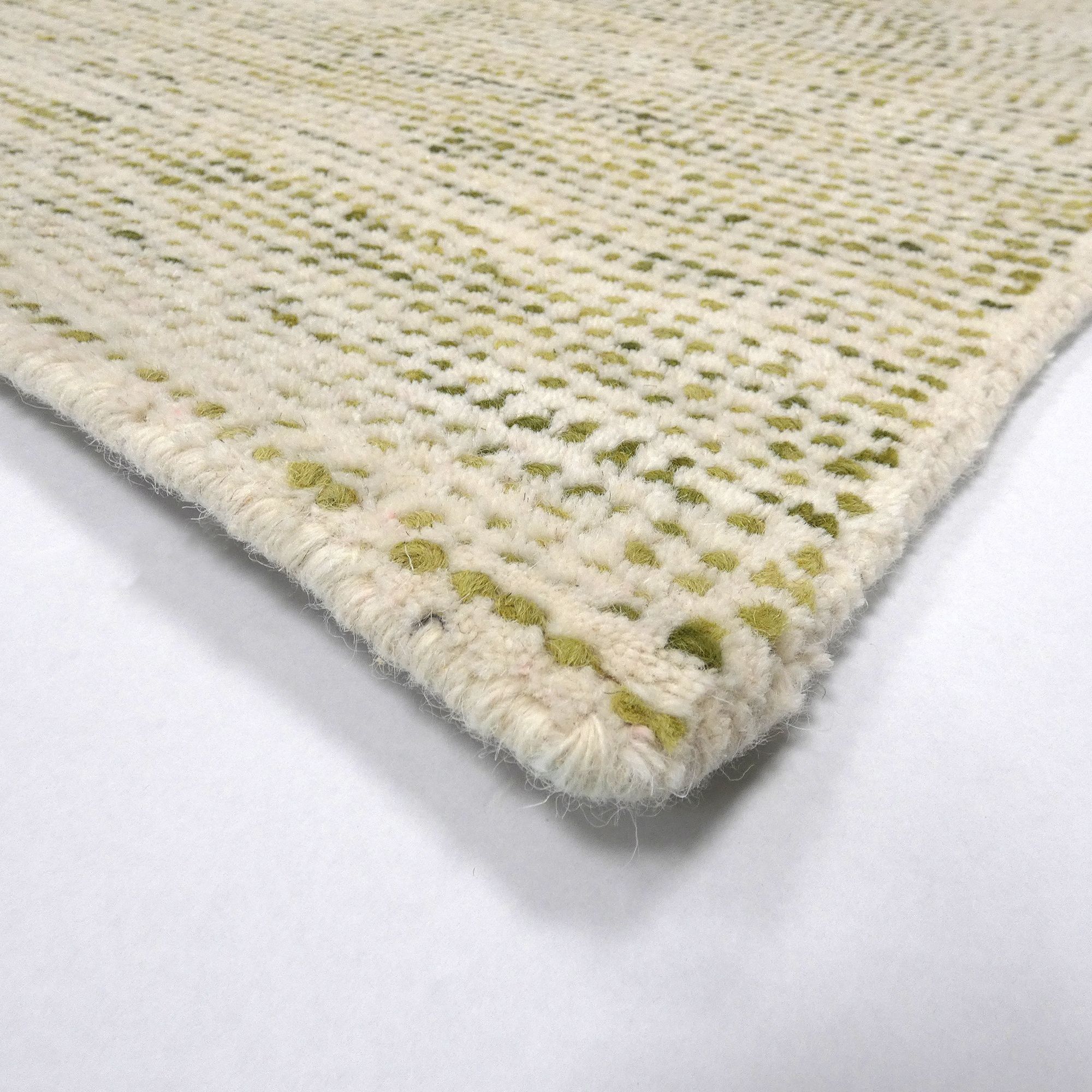 Milano Green Striped Large Rug, (L)230cm x (W)160cm