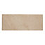 Milestone Beige Matt Ceramic Wall Tile, Pack of 14, (L)500mm (W)200mm