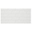 Millenium White Gloss Brick effect Ceramic Wall Tile, Pack of 6, (L)600mm (W)300mm