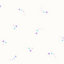 Mimule Cream, purple & teal Star Glitter effect Smooth Wallpaper