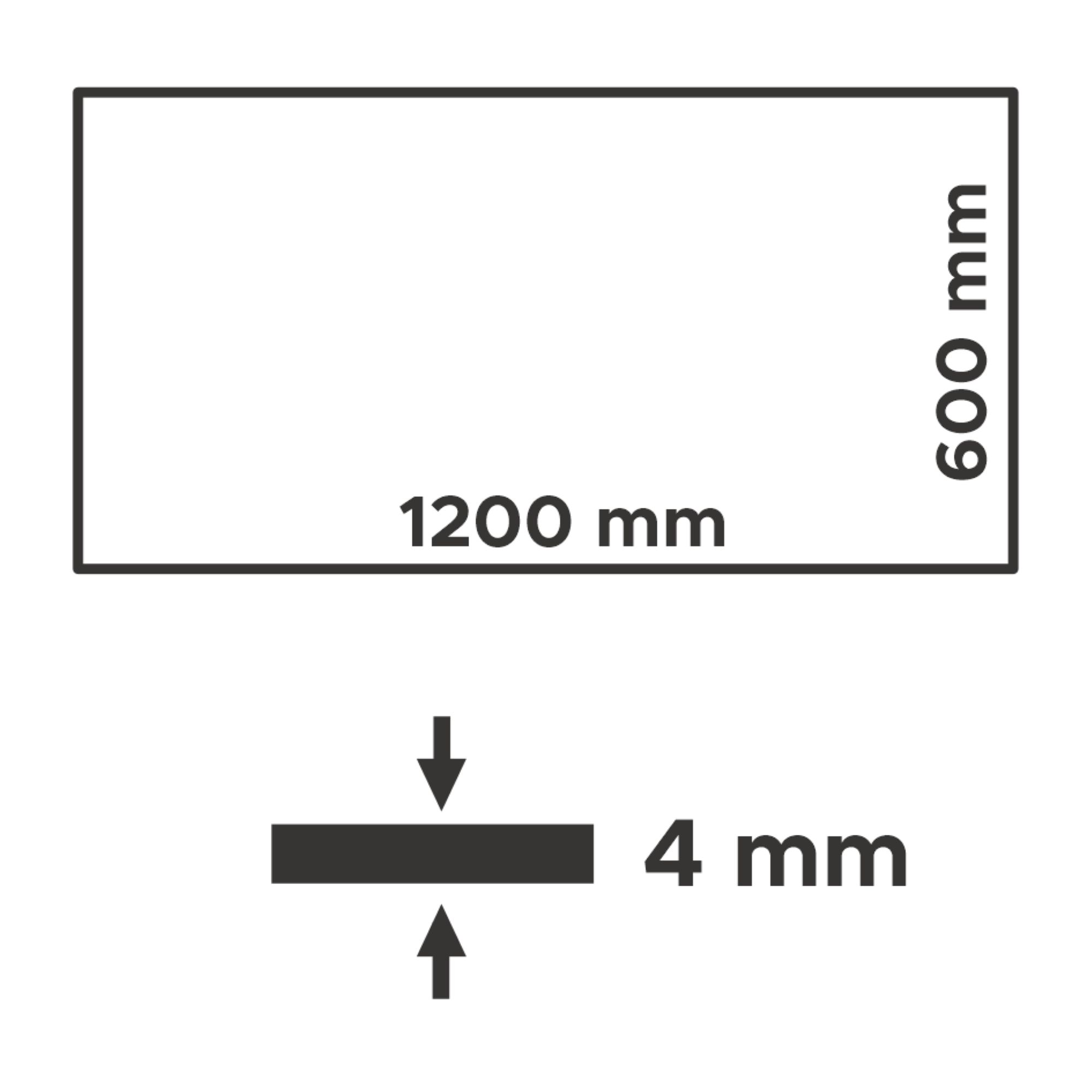 Mineral White Matt Massi Concrete effect Embossed Stone plastic composite (SPC) Indoor Wall tile, Pack of 4, (L)1200mm (W)600mm