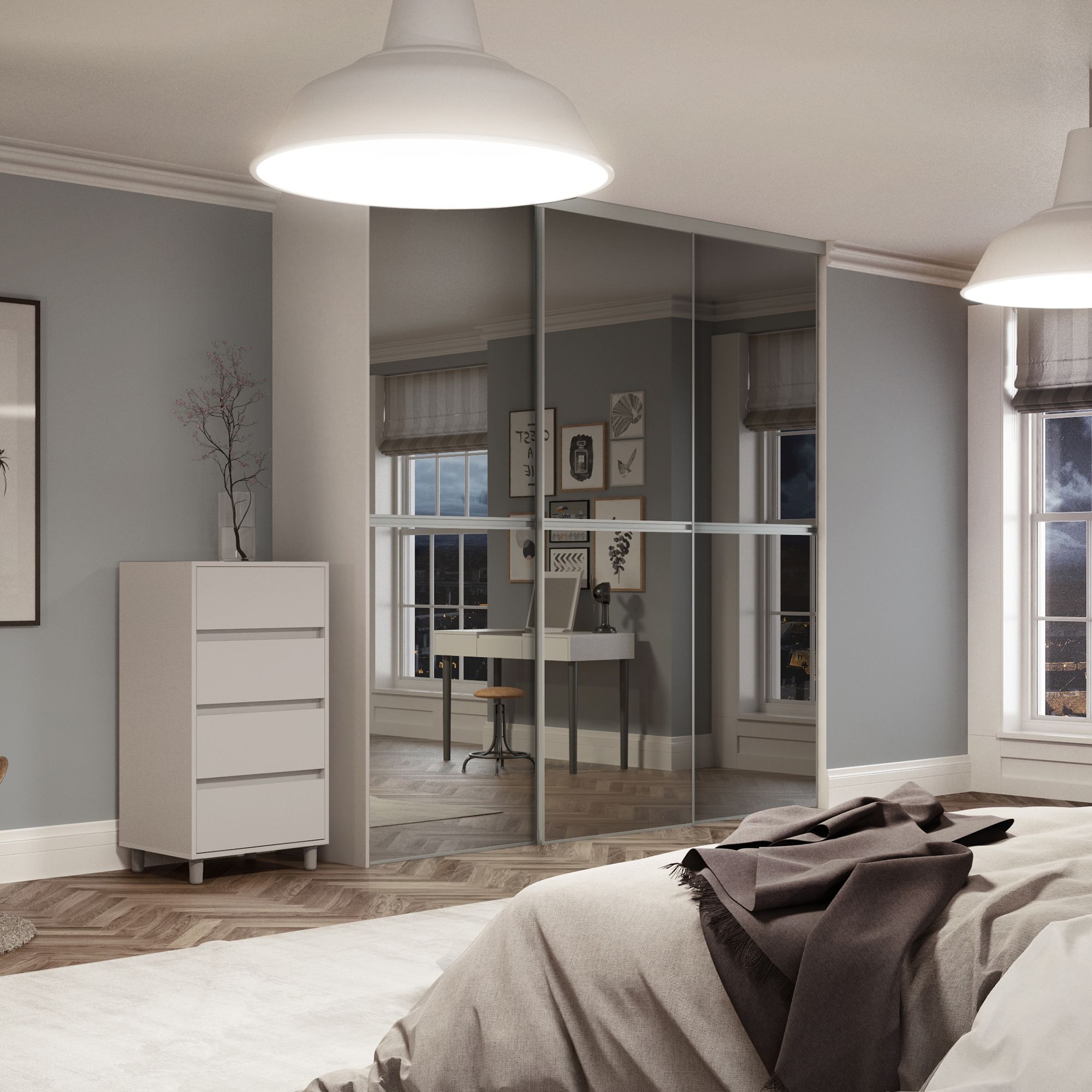 Spacepro minimalist sliding clearance doors