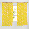 Minion Yellow Unlined Pencil pleat Curtains (W)167cm (L)137cm, Pair