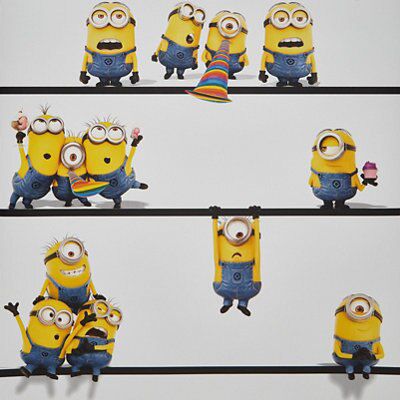 Minions Multicolour Wallpaper | DIY at B&Q