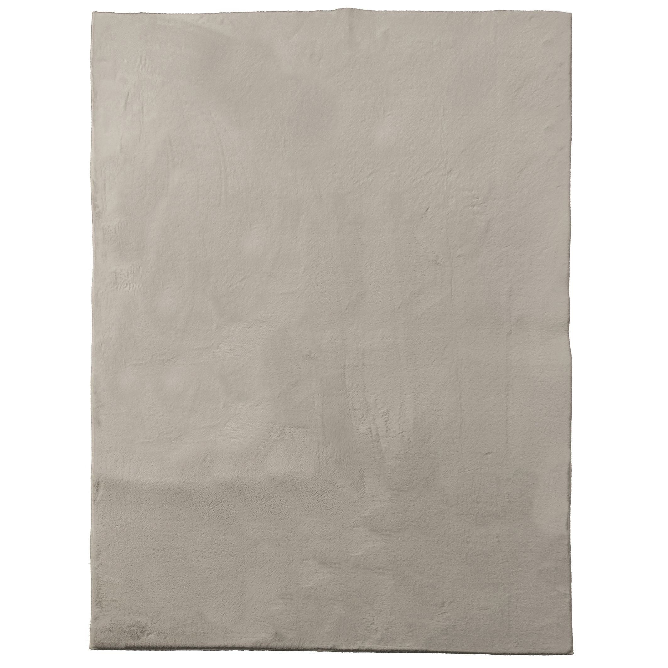 Mink Faux Fur effect Medium Rug, (L)160cm x (W)120cm
