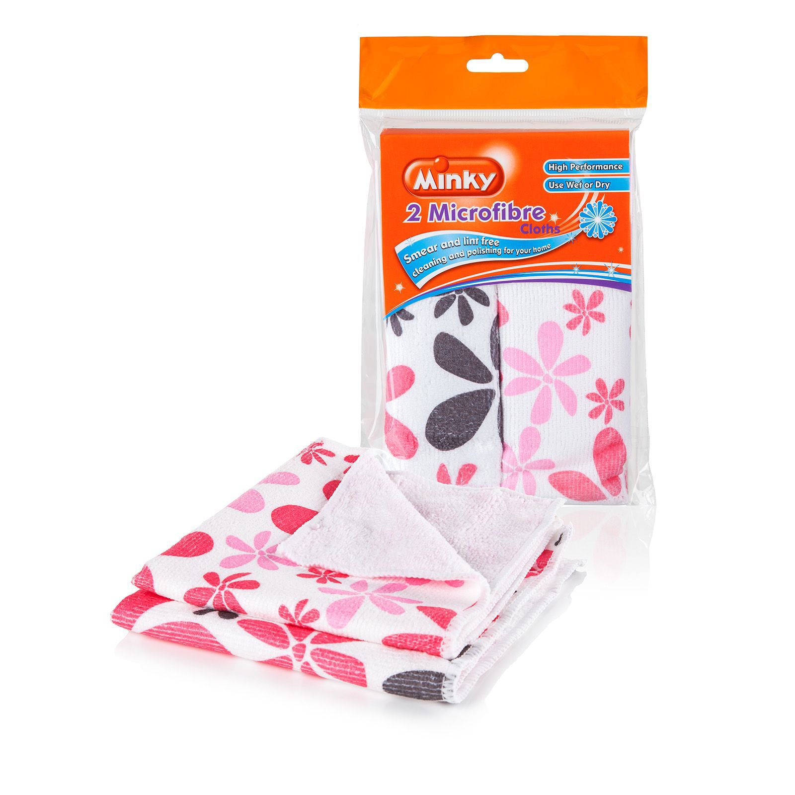 Minky Cloth, Pack of 2 DIY at B&Q
