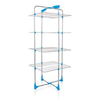 Minky Silver effect 3 tier Foldable Laundry Airer, 30m