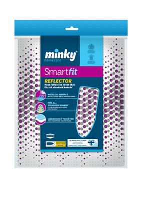 Minky Smart fit Reflective ironing board cover (L)45cm (W)125cm