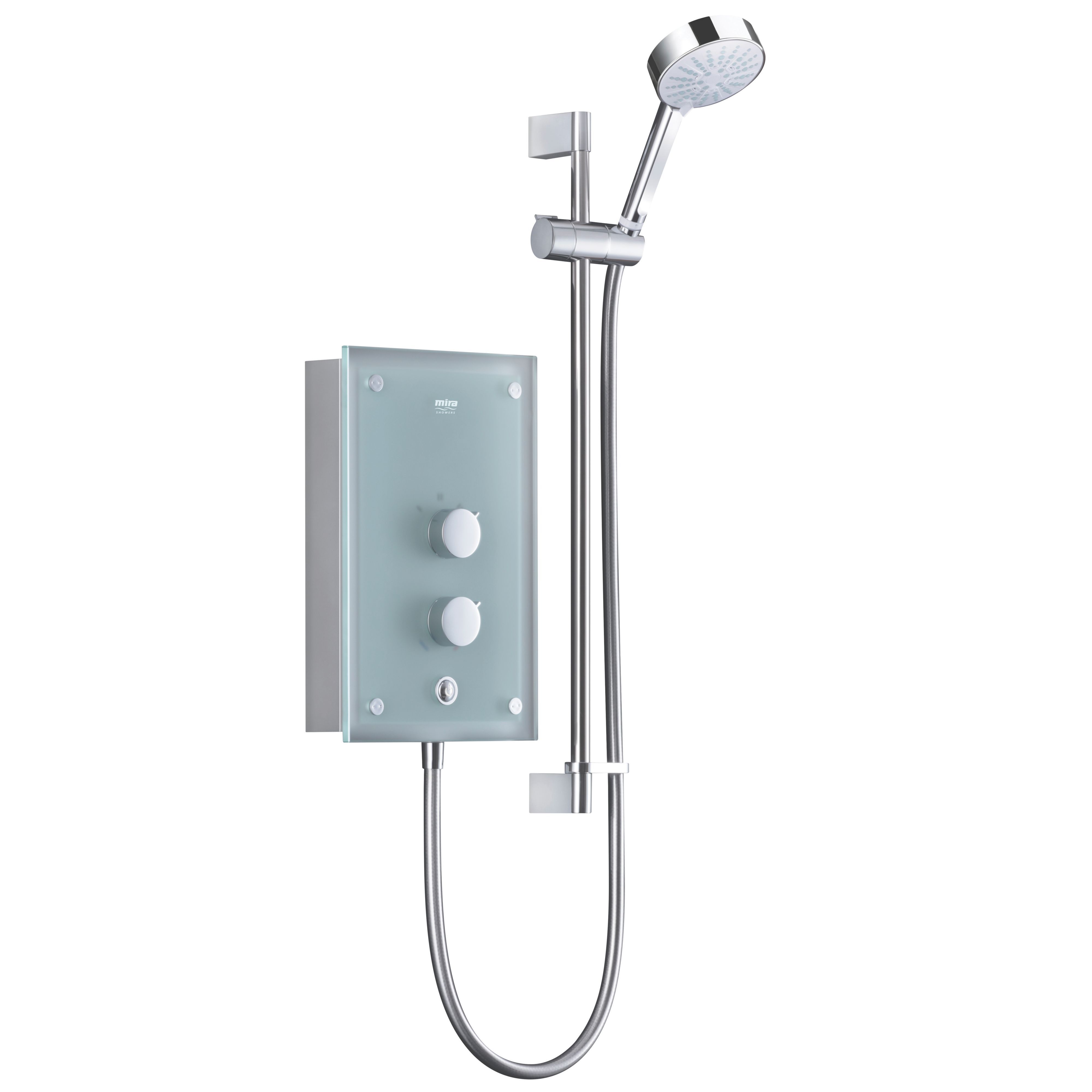 Mira Azora White Manual Electric Shower, 9.8kW