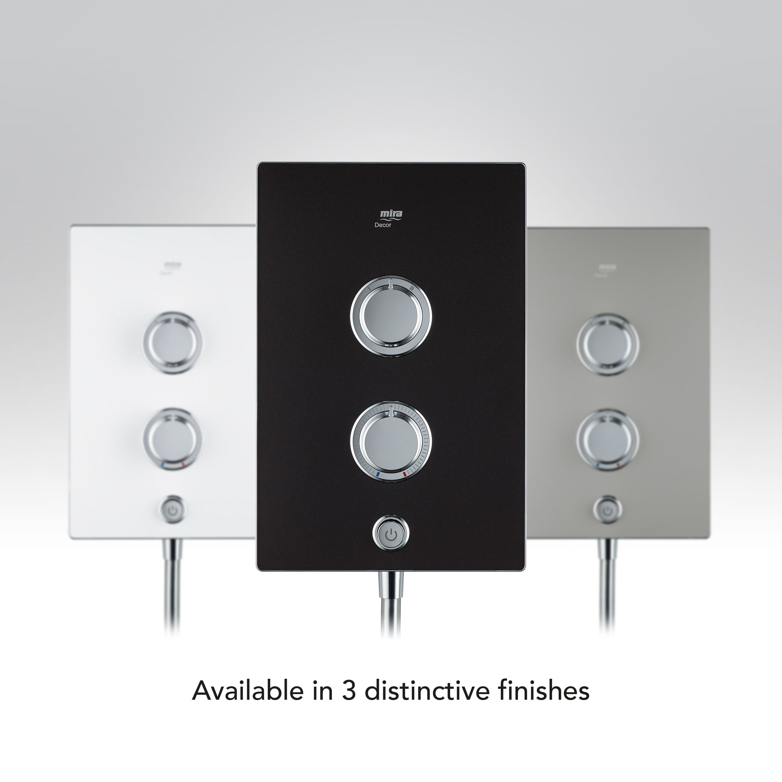Mira Decor Black onyx Manual Electric Shower, 9.5kW