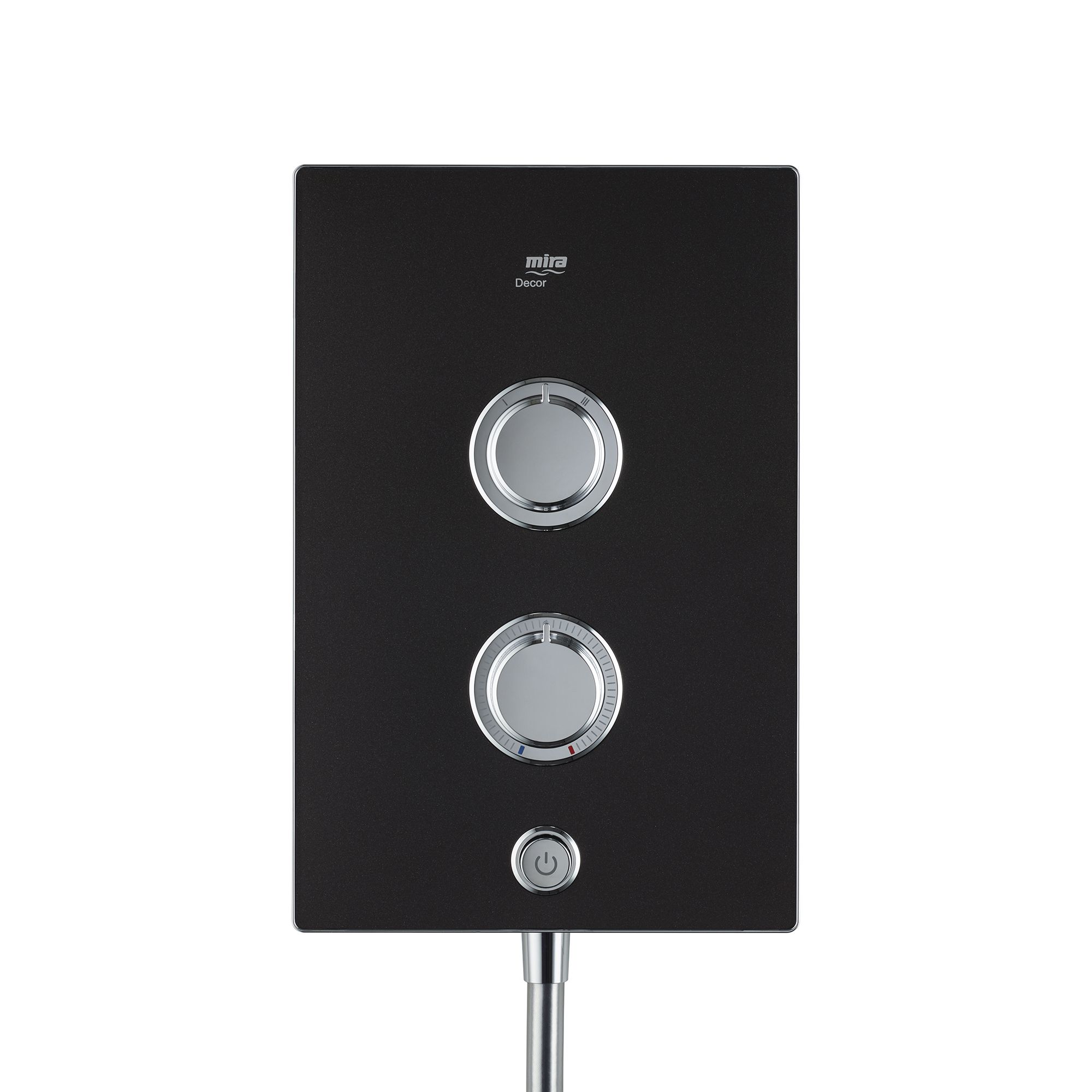 Mira Decor Dual Black onyx Manual Electric Shower, 10.8kW DIY at B&Q