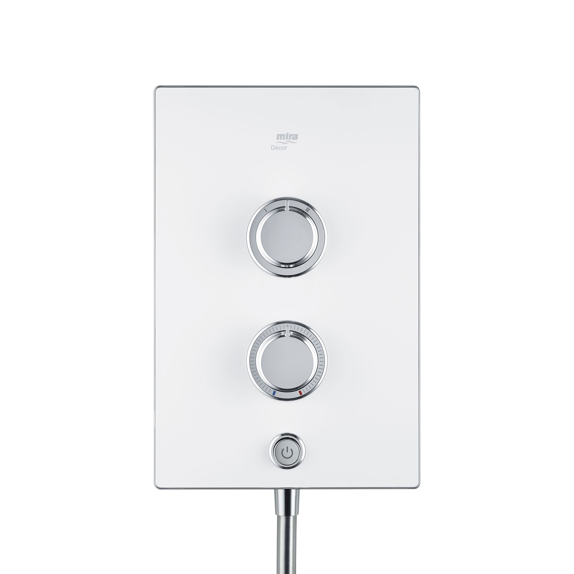 Mira Decor Dual White Manual Electric Shower, 10.8kW