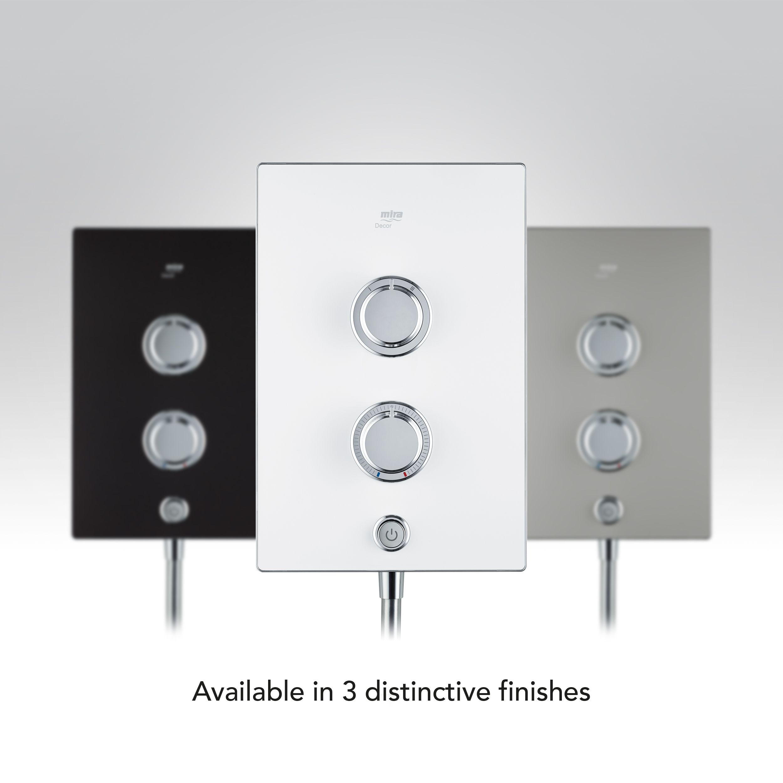 Mira Decor White Manual Electric Shower, 8.5kW